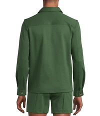 Murano From The Garden Collection Slim Fit Neoprene Shirt Jacket