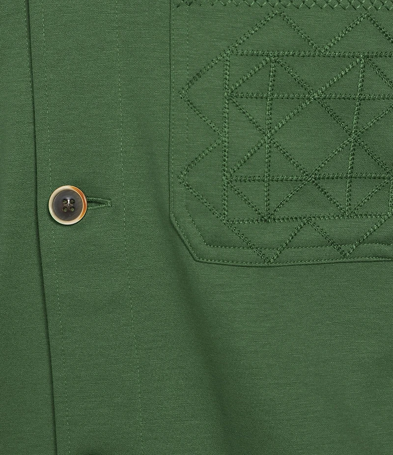 Murano From The Garden Collection Slim Fit Neoprene Shirt Jacket