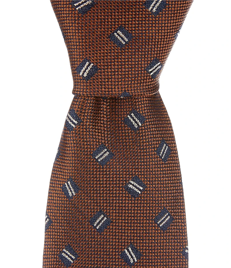 Murano George Boxes 3#double; Narrow Silk Tie