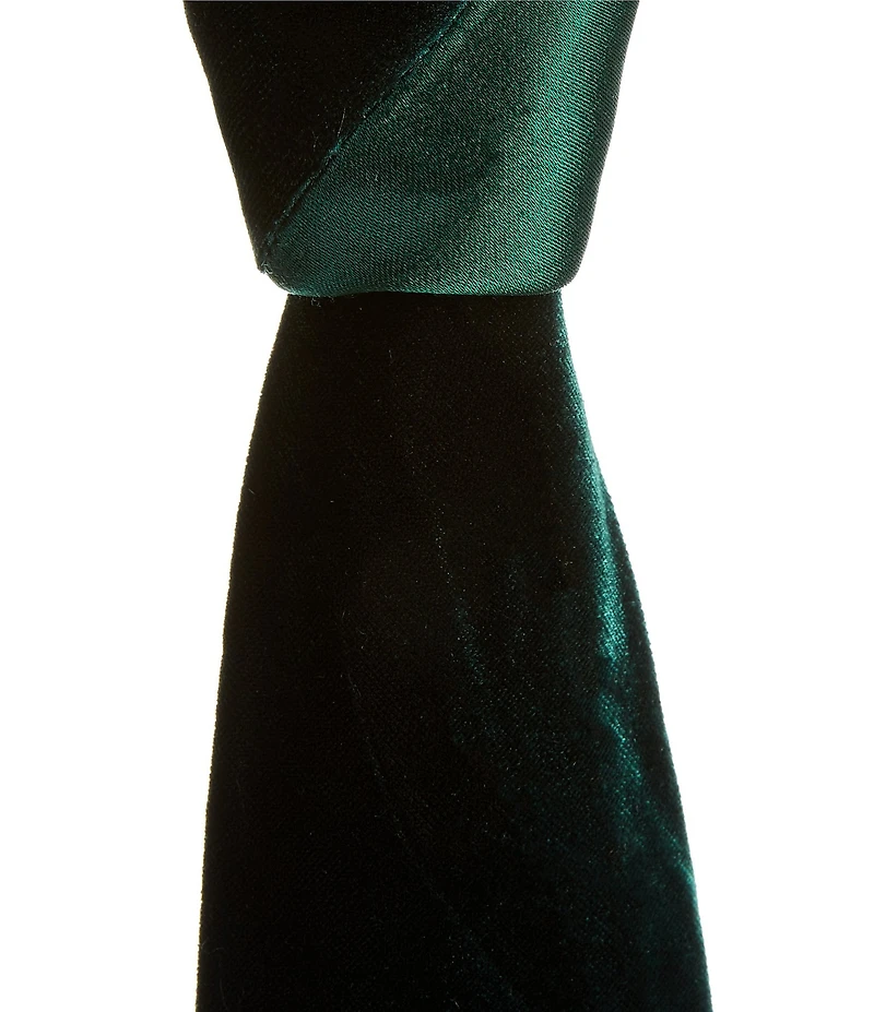 Murano Henry Solid Narrow 3#double; Velvet Tie