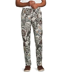 Murano In the Ferns Collection Lucas Drawstring Jacquard Pants
