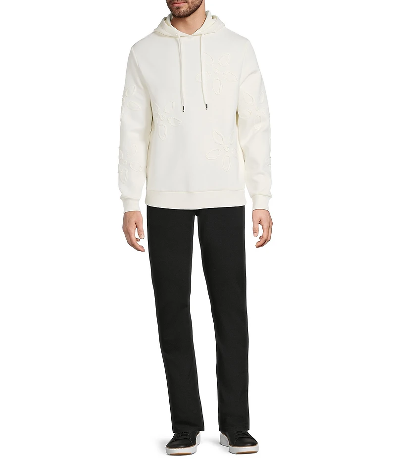 Murano In the Ferns Collection Slim Fit Applique Long Sleeve Hoodie