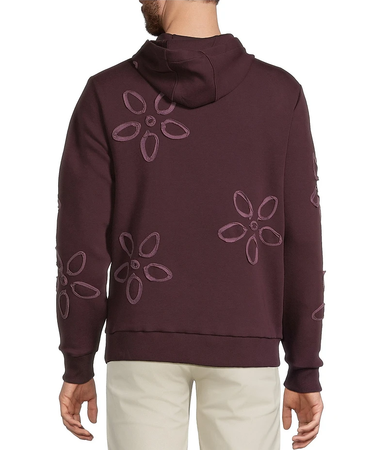 Murano In the Ferns Collection Slim Fit Applique Long Sleeve Hoodie