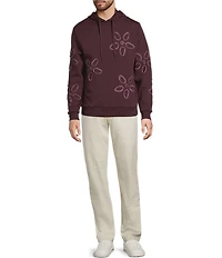 Murano In the Ferns Collection Slim Fit Applique Long Sleeve Hoodie