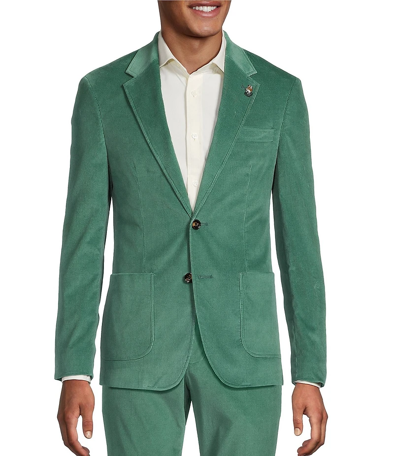 Murano In the Ferns Collection Slim Fit Corduroy Suit Separates Blazer