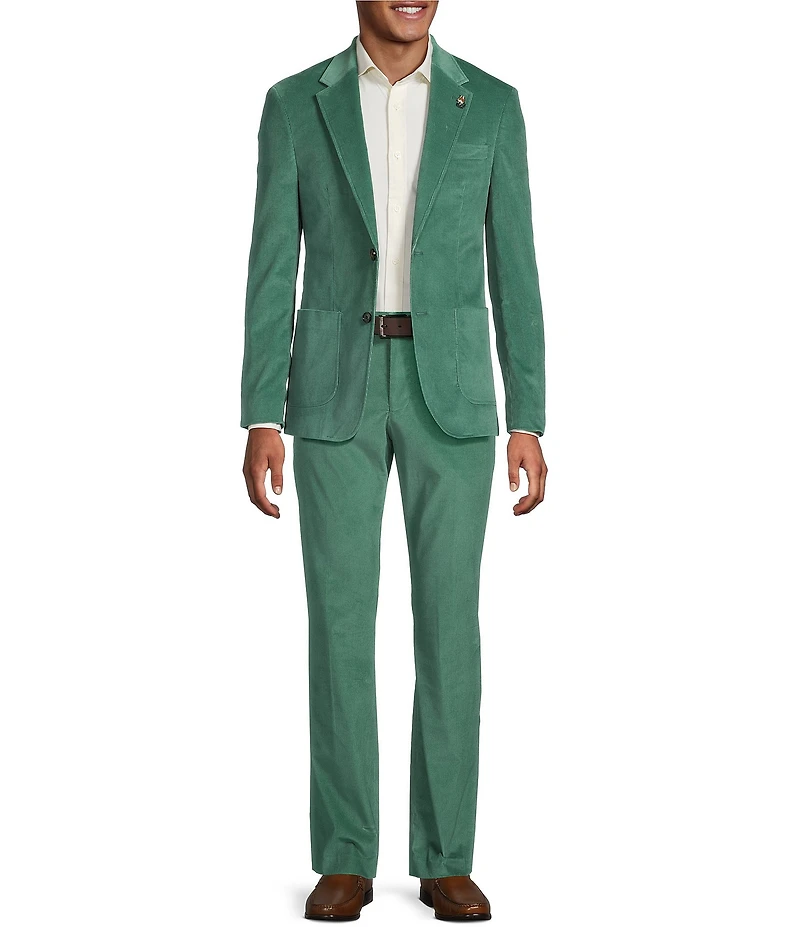 Murano In the Ferns Collection Slim Fit Corduroy Suit Separates Blazer