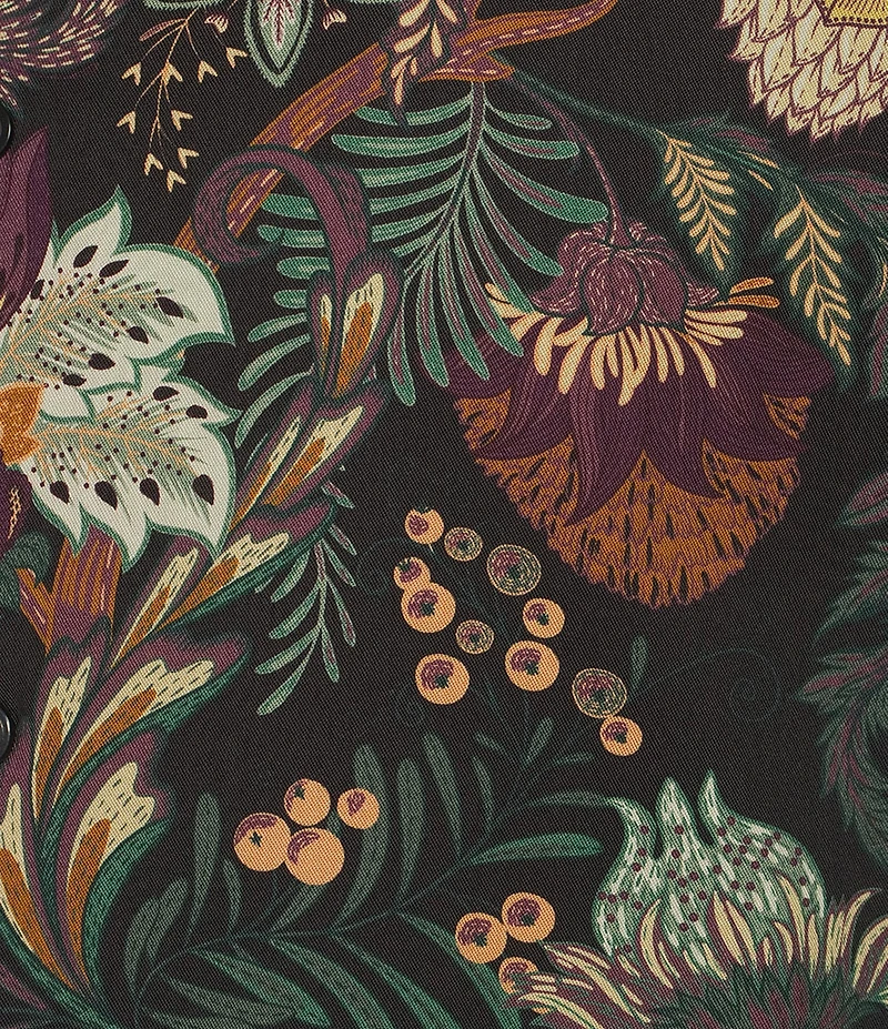Murano In the Ferns Collection Slim Fit Floral Print Long Sleeve Woven Shirt