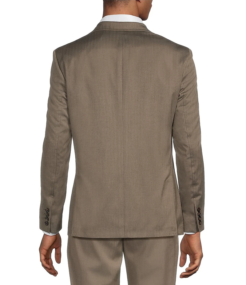 Murano In the Ferns Collection Slim Fit Herringbone Suit Separates Jacket