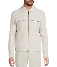 Murano In the Ferns Collection Slim Fit Ottoman Shirt Jacket
