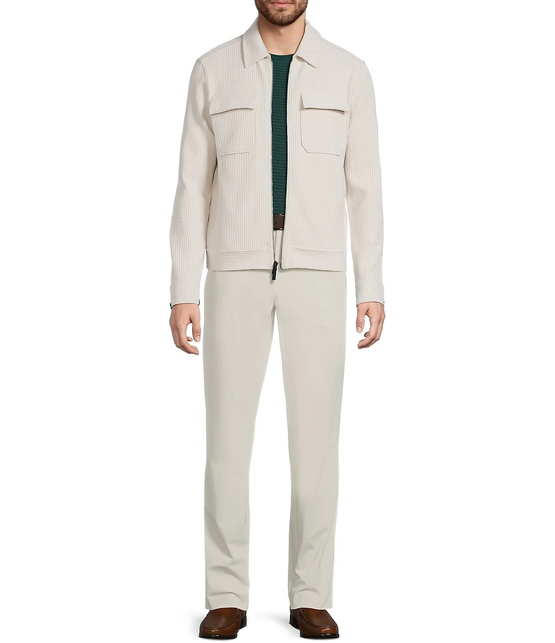 Murano In the Ferns Collection Slim Fit Ottoman Shirt Jacket