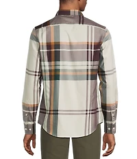 Murano In the Ferns Collection Slim Fit Plaid Print Long Sleeve Woven Shirt