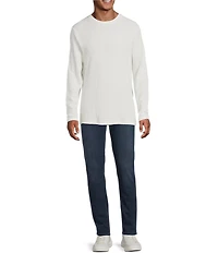 Murano In the Ferns Collection Slim Fit Textured Long Sleeve T-Shirt