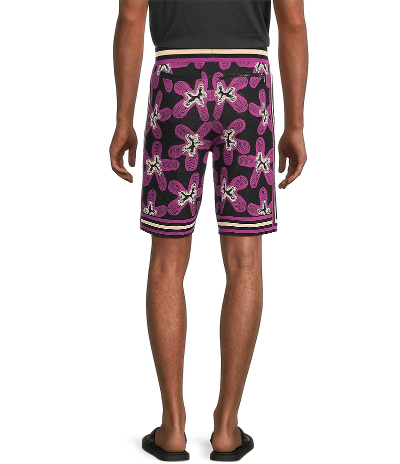 Murano Interdimensional Collection Geo Jacquard 8#double; Inseam Shorts