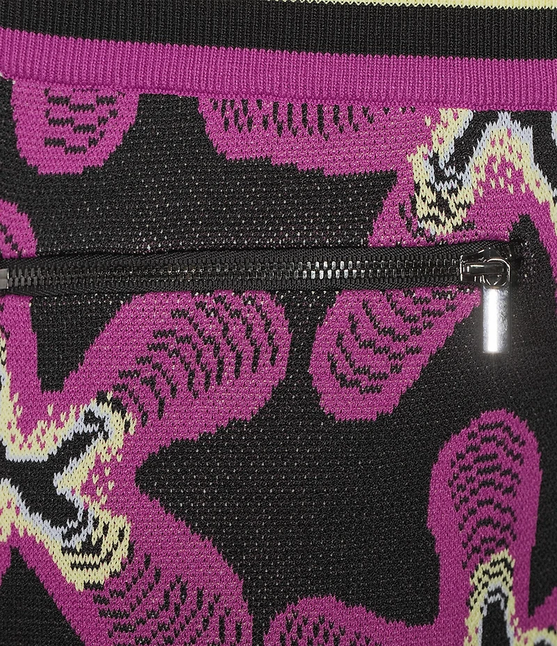 Murano Interdimensional Collection Geo Jacquard 8#double; Inseam Shorts