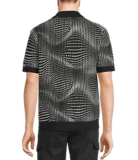Murano Interdimensional Collection Jacquard Short Sleeve Woven Camp Shirt