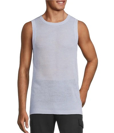 Murano Interdimensional Collection Open Knit Sleeveless Sweater Tank