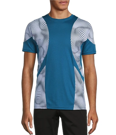 Murano Interdimensional Collection Slim Fit Pieced Short Sleeve Crew Neck T-Shirt