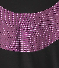 Murano Interdimensional Collection Slim Fit Pieced Short Sleeve Crew Neck T-Shirt