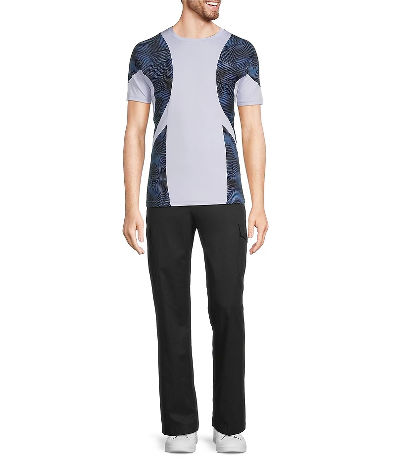 Murano Interdimensional Collection Slim Fit Pieced Short Sleeve Crew Neck T-Shirt