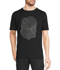 Murano Interdimensional Collection Slim Fit Spiral Screen Print Short Sleeve T-Shirt