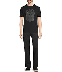 Murano Interdimensional Collection Slim Fit Spiral Screen Print Short Sleeve T-Shirt