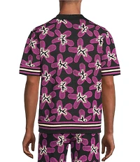 Murano Interdimensional Collection Star Jacquard Short Sleeve Woven Camp Shirt