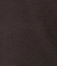 Murano Knit Solid Short Sleeve Polo Shirt