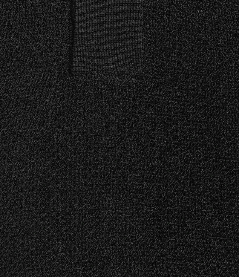 Murano Knit Solid Short Sleeve Polo Shirt