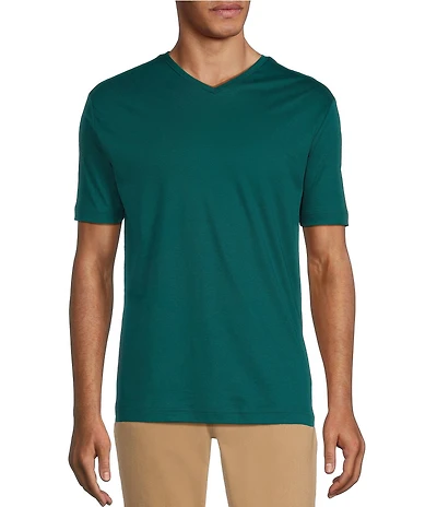 Murano Liquid Luxury Classic Fit Short Sleeve V-Neck T-Shirt