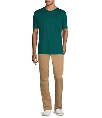 Murano Liquid Luxury Classic Fit Short Sleeve V-Neck T-Shirt