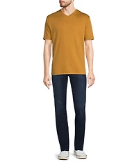 Murano Liquid Luxury Classic Fit Short Sleeve V-Neck T-Shirt