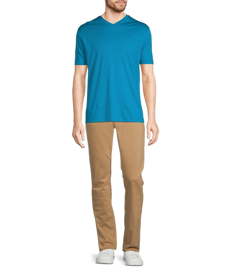 Murano Liquid Luxury Classic Fit Short Sleeve V-Neck T-Shirt