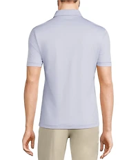 Murano Liquid Luxury Classic Fit Solid Coat Front Short Sleeve Woven Shirt