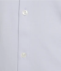Murano Liquid Luxury Classic Fit Solid Coat Front Short Sleeve Woven Shirt