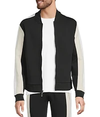 Murano Liquid Luxury Color Block Full-Zip Jacket