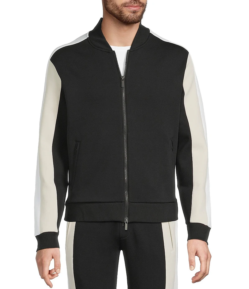 Murano Liquid Luxury Color Block Full-Zip Jacket