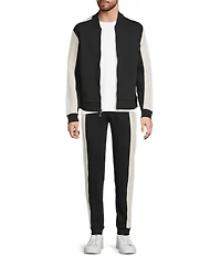 Murano Liquid Luxury Color Block Full-Zip Jacket