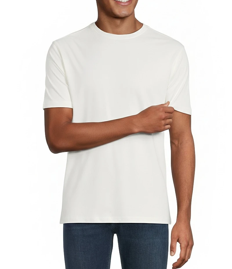 Murano Liquid Luxury Interlock Crew Neck Short Sleeve T-Shirt
