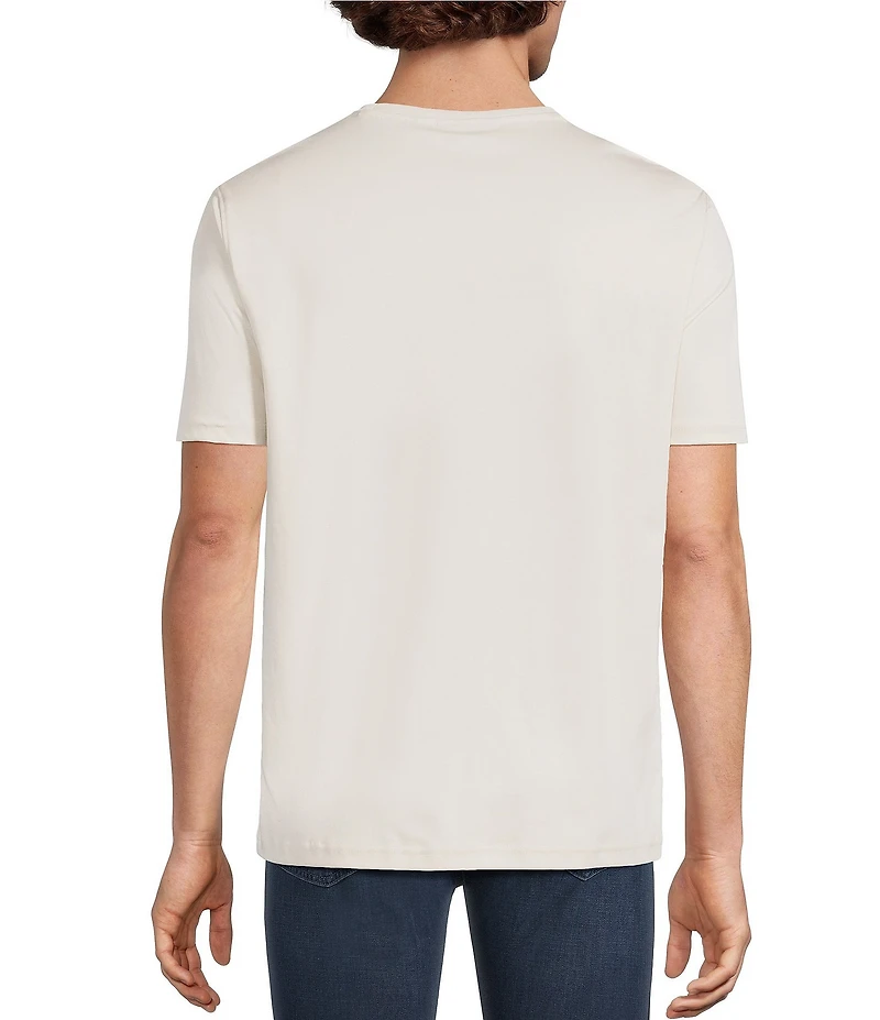 Murano Liquid Luxury Interlock Crew Neck Short Sleeve T-Shirt