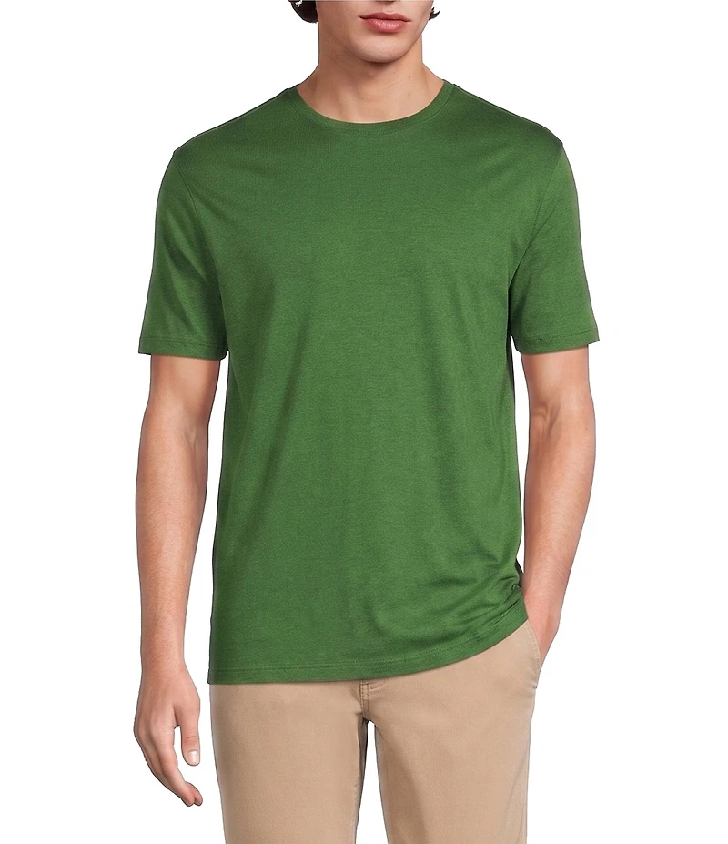 Murano Liquid Luxury Interlock Crew Neck Short Sleeve T-Shirt