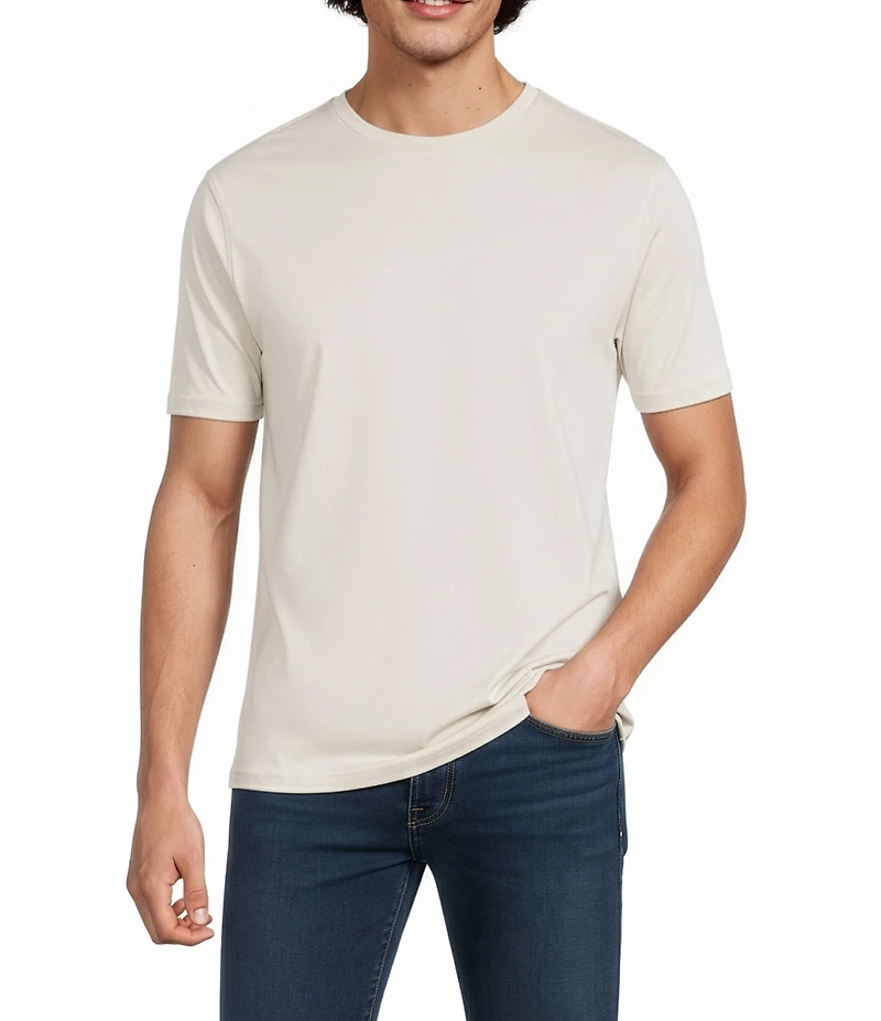 Murano Liquid Luxury Interlock Crew Neck Short Sleeve T-Shirt