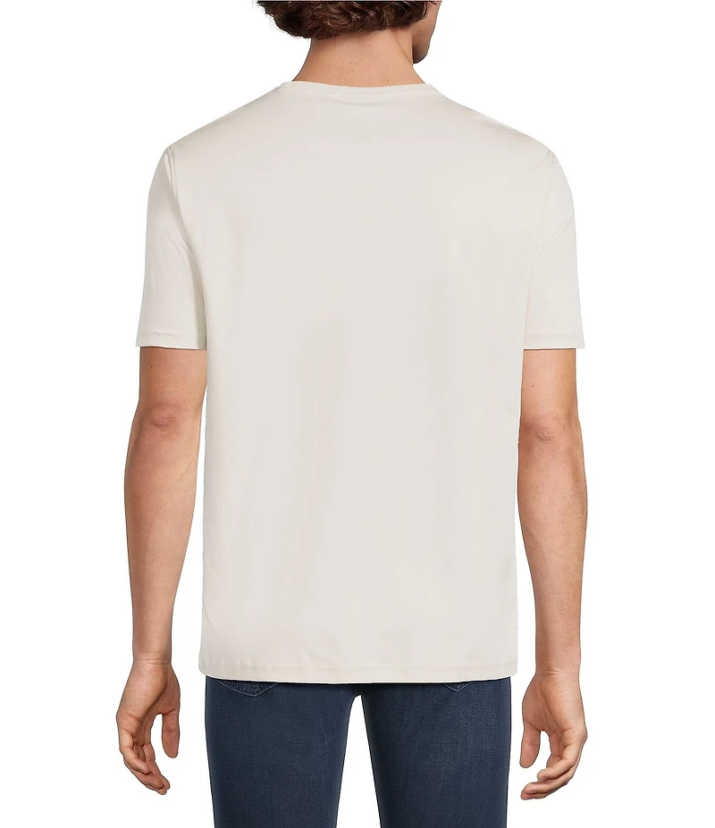 Murano Liquid Luxury Interlock Crew Neck Short Sleeve T-Shirt