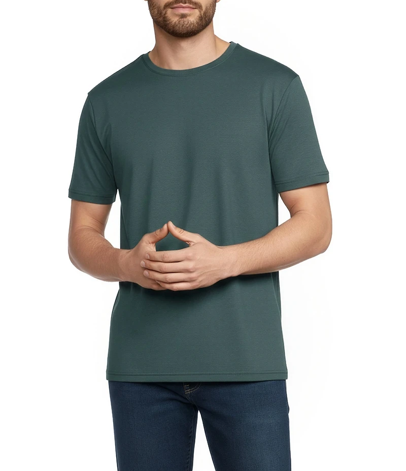 Murano Liquid Luxury Interlock Crew Neck Short Sleeve T-Shirt