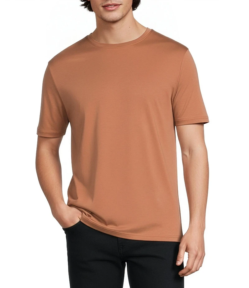 Murano Liquid Luxury Interlock Crew Neck Short Sleeve T-Shirt