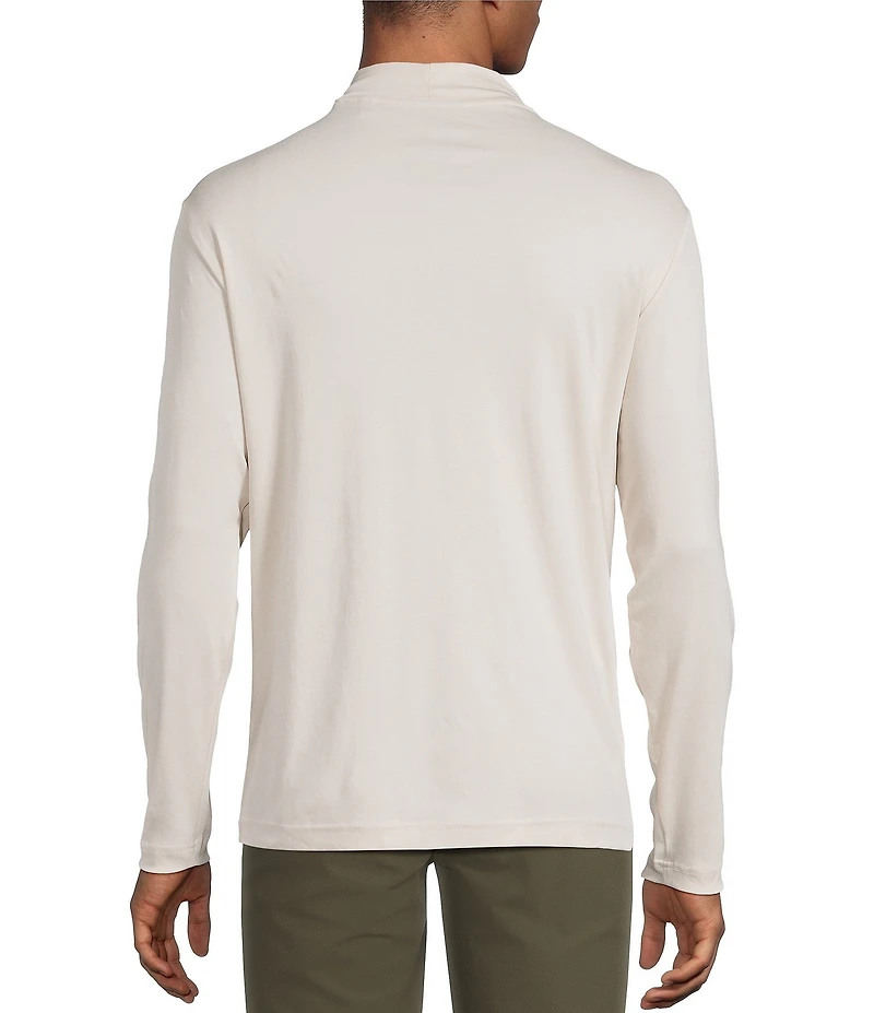 Murano Liquid Luxury Long Sleeve Mockneck Pullover
