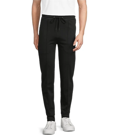 Murano Liquid Luxury Lucas Fit Solid Pintuck Jogger Pants