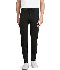 Murano Liquid Luxury Lucas Fit Solid Pintuck Jogger Pants