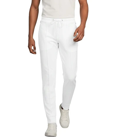 Murano Liquid Luxury Lucas Fit Solid Pintuck Jogger Pants