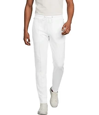 Murano Liquid Luxury Lucas Fit Solid Pintuck Jogger Pants