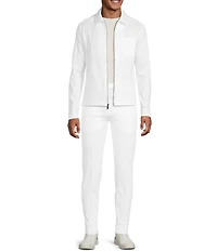 Murano Liquid Luxury Lucas Fit Solid Pintuck Jogger Pants